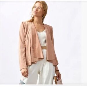 Anthropologie Hutch Vegan Suede Jacket size Small
